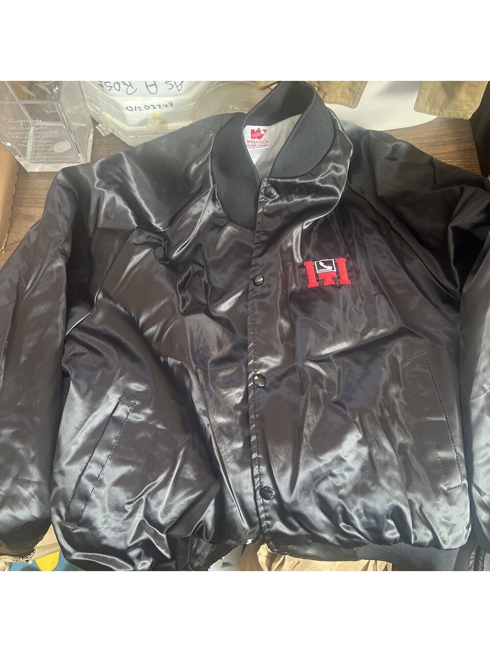 Vtg Telephone ITI Advertising Sports Jacket XL